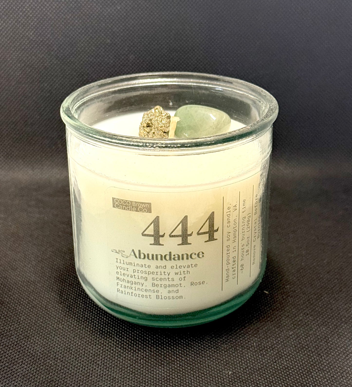 444 Candle/ Abundance 10.5oz