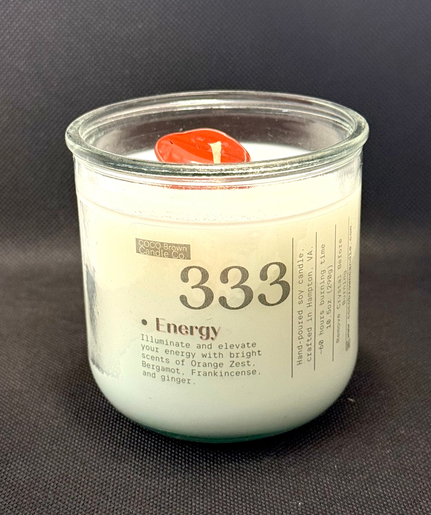 333 Candle/ Energy 10.5oz