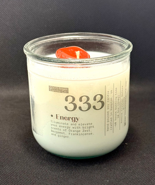 333 Candle/ Energy 10.5oz
