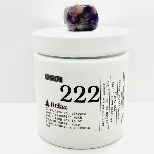 222 Candle/ Relax 9oz