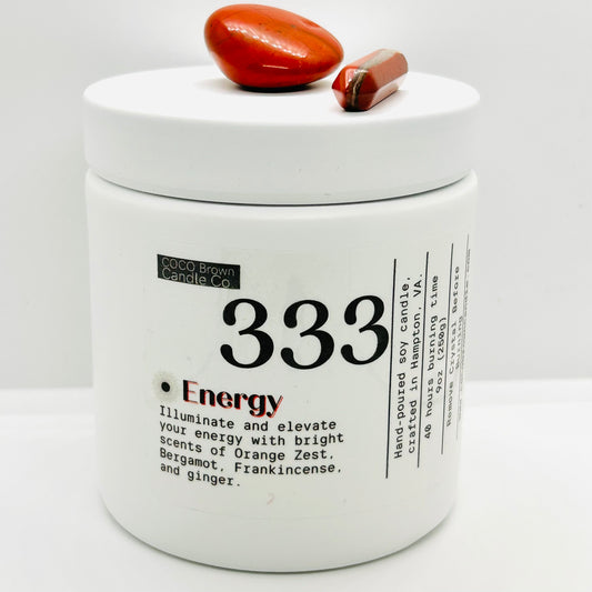 333 Candle/ Energy 9oz