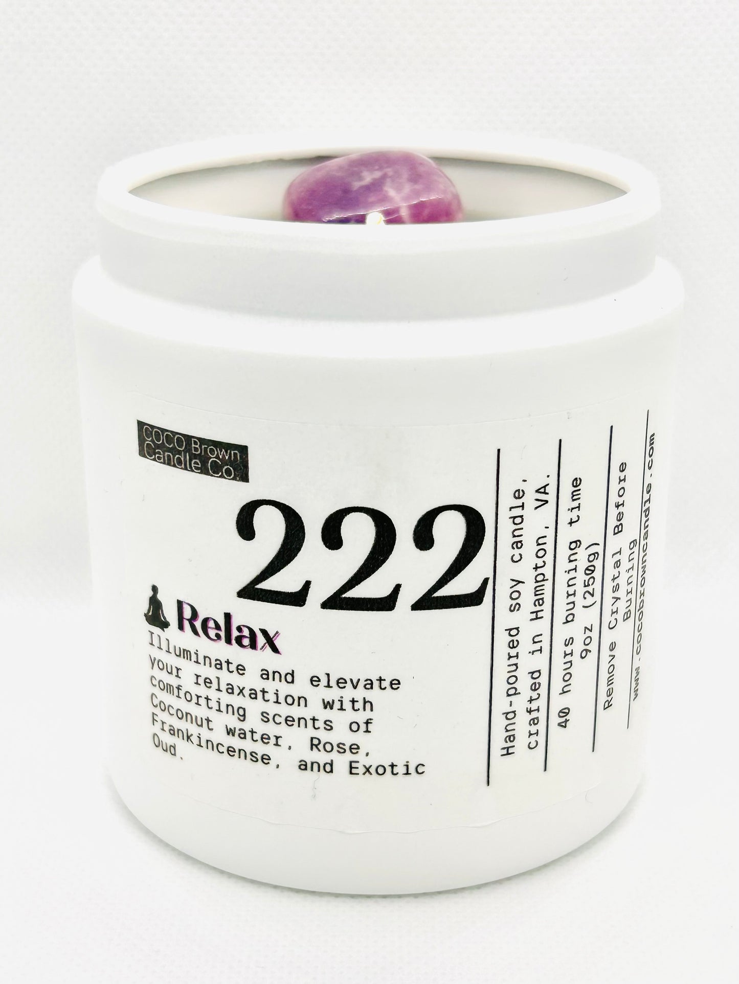 222 Candle/ Relax 9oz