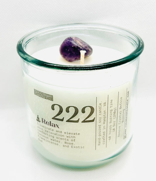 222 Candle/ Relax 10.5oz